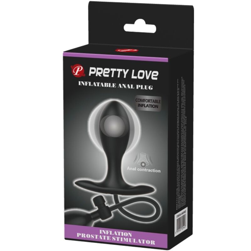 PRETTY LOVE - PLUG ANAL INSUFLÁVEL PRETO