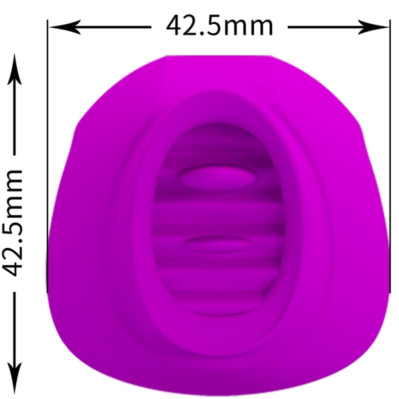 PRETTY LOVE - MASSAJADOR & VIBRADOR 12 VIBRAÇÕES COM CONTROLO REMOTO ROXO