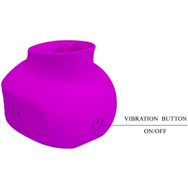 PRETTY LOVE - MASSAJADOR & VIBRADOR 12 VIBRAÇÕES COM CONTROLO REMOTO ROXO
