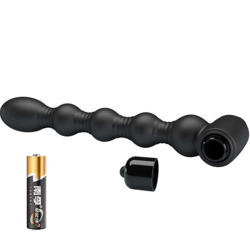 PRETTY LOVE - LYNN PLUG ANAL EM SILICONE 10 VIBRAÇÕES PRETO