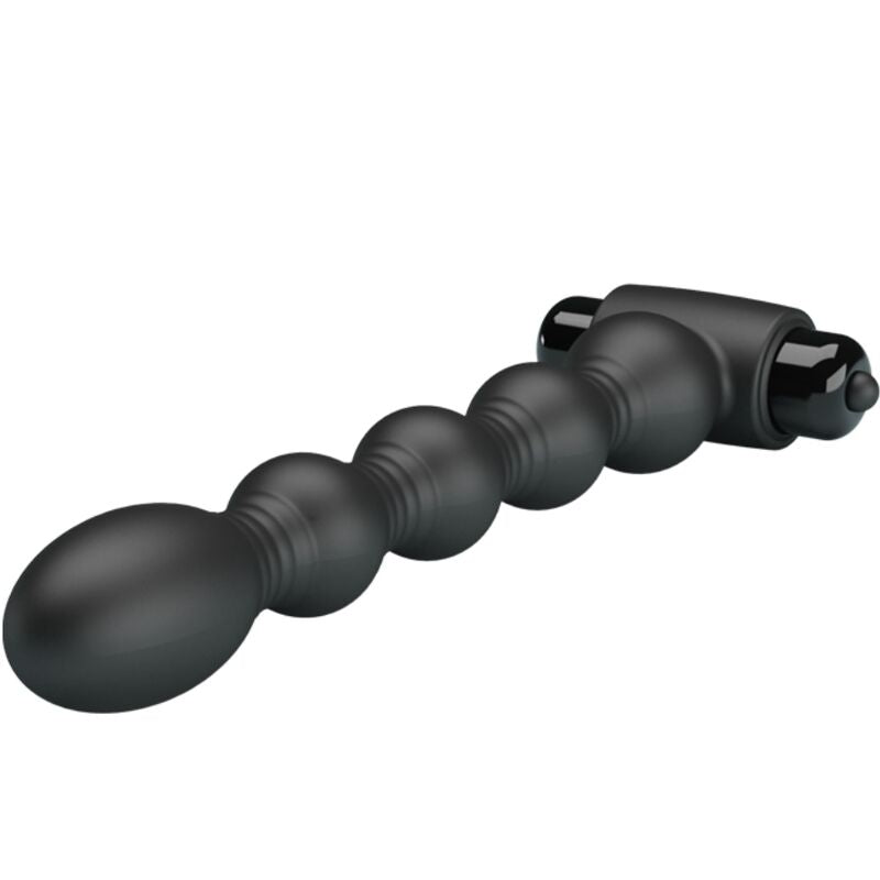 PRETTY LOVE - LYNN PLUG ANAL EM SILICONE 10 VIBRAÇÕES PRETO
