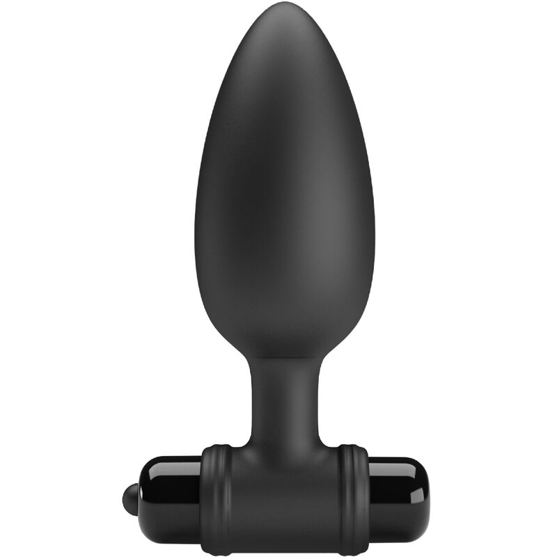 PRETTY LOVE - VIBRA BUTT PLUG 2 PLUG ANAL 10 VIBRAÇÕES PRETO