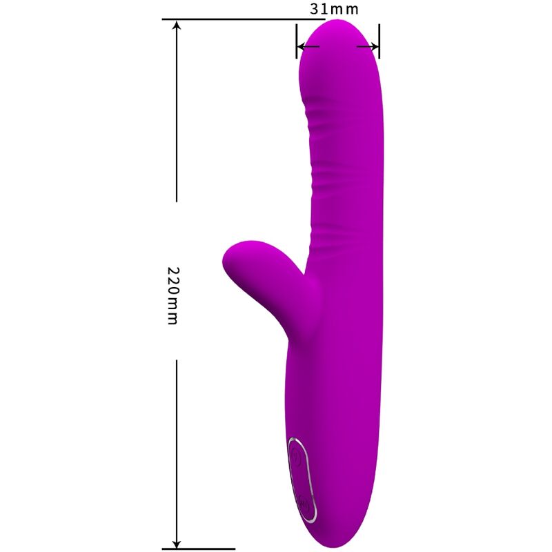 PRETTY LOVE - PHOENIX VIBRADOR RABBIT MULTIFUNÇÃO ROSA