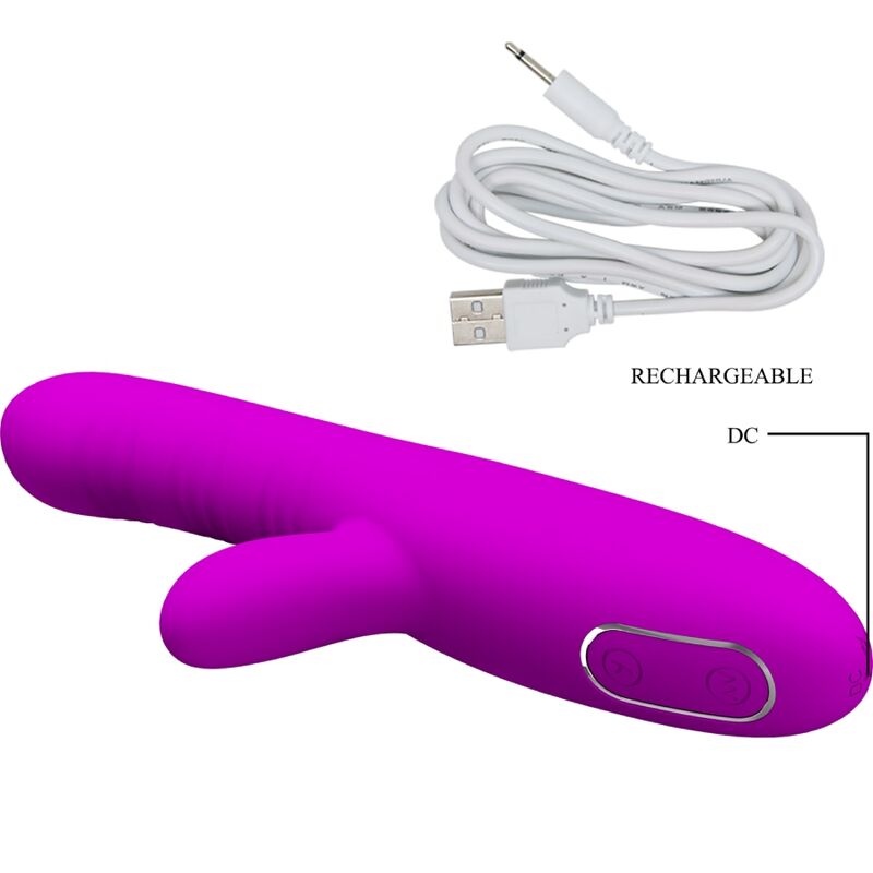 PRETTY LOVE - PHOENIX VIBRADOR RABBIT MULTIFUNÇÃO ROSA