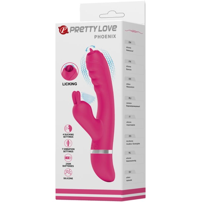 PRETTY LOVE - KELPIE ESTIMULADOR STRAP-ON DUPLO ROXO