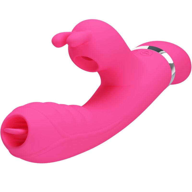PRETTY LOVE - KELPIE ESTIMULADOR STRAP-ON DUPLO ROXO