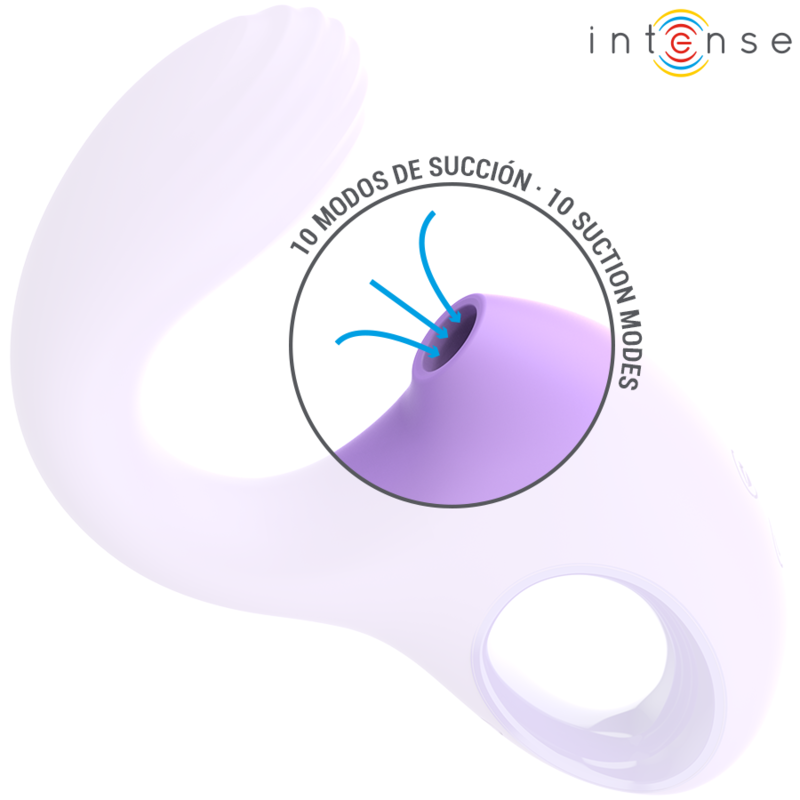 INTENSE - BAXTER VIBRADOR & ESTIMULADOR ROXO