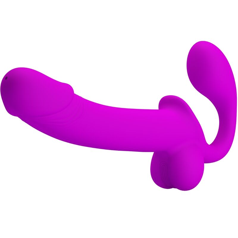 PRETTY LOVE - MANE MASSAJADOR LAY-ON CLITORIANO 10 VIBRAÇÕES COM CONTROLO REMOTO ROXO