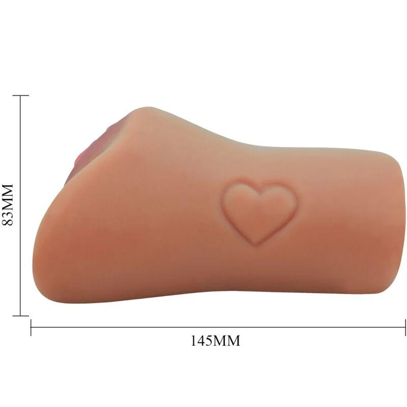 VÁGINA E ÂNUS DESIGN COM UM CORAÇÃO NATURAL - Sex Shop Sexy