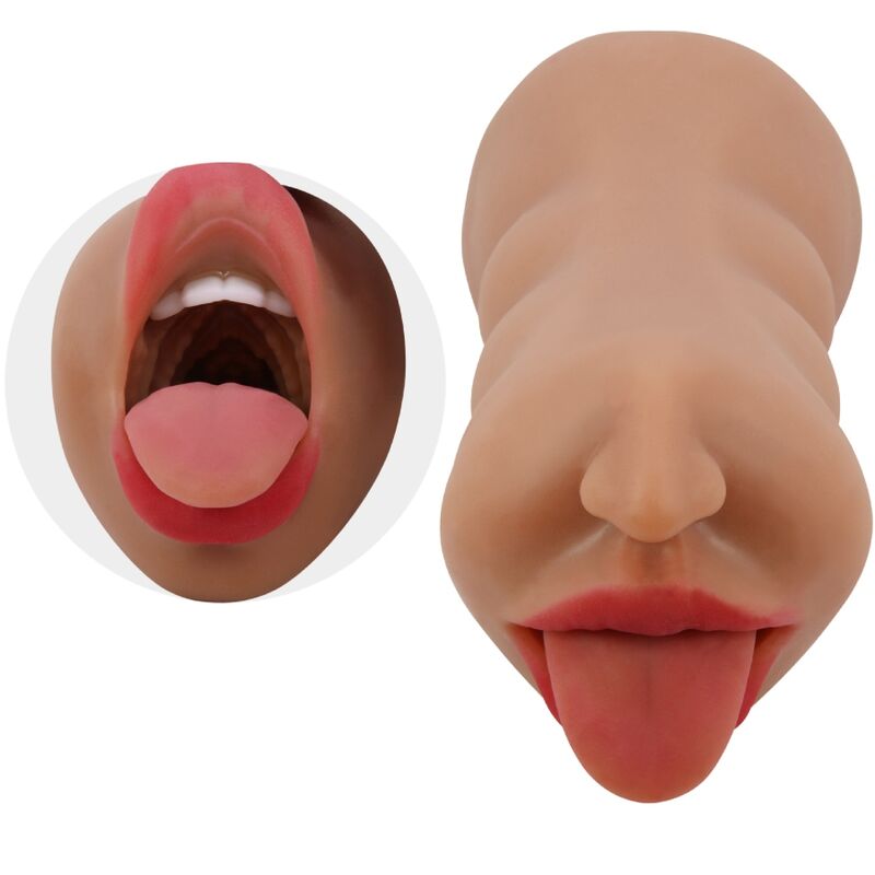 CRAZY BULL - SARAH MASTURBADOR DUPLO BOCA & VAGINA NATURAL