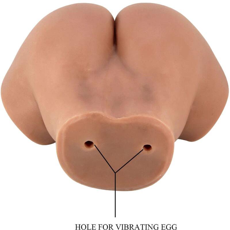 HAILEY TRASEIRO VIBRADOR COM VAGINA E ÂNUS REALÍSTICO CONTROLE REMOTO - Sex Shop Sexy