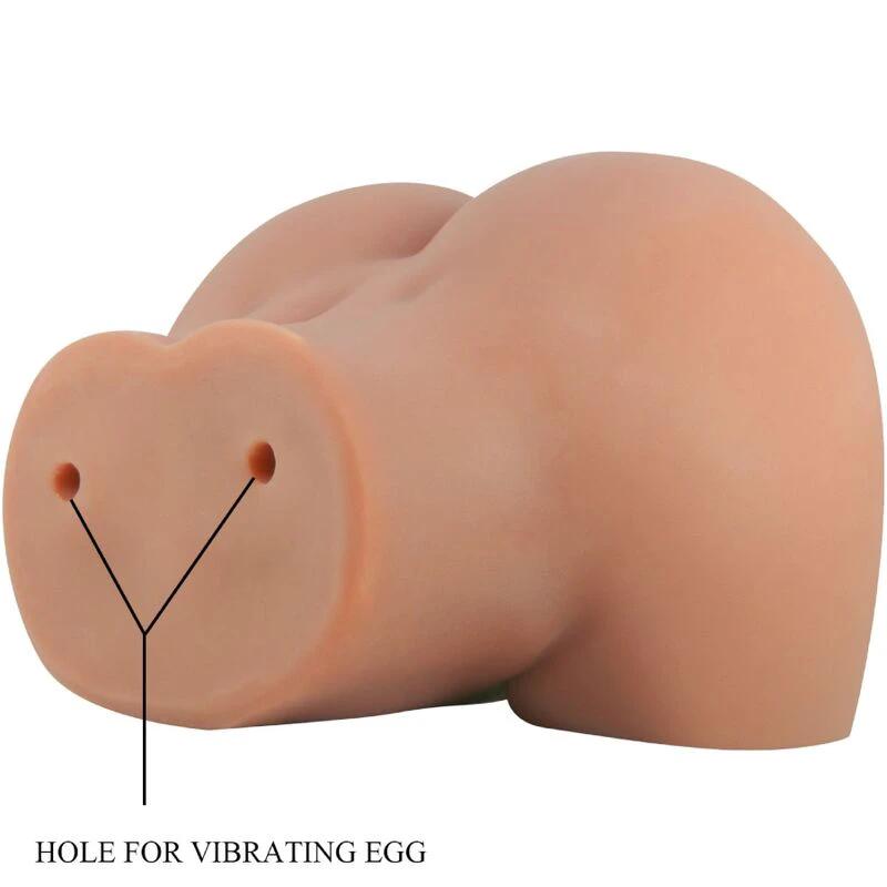 MILA TRASEIRO VIBRADOR COM VAGINA E ÂNUS REALÍSTICO CONTROLE REMOTO - Sex Shop Sexy