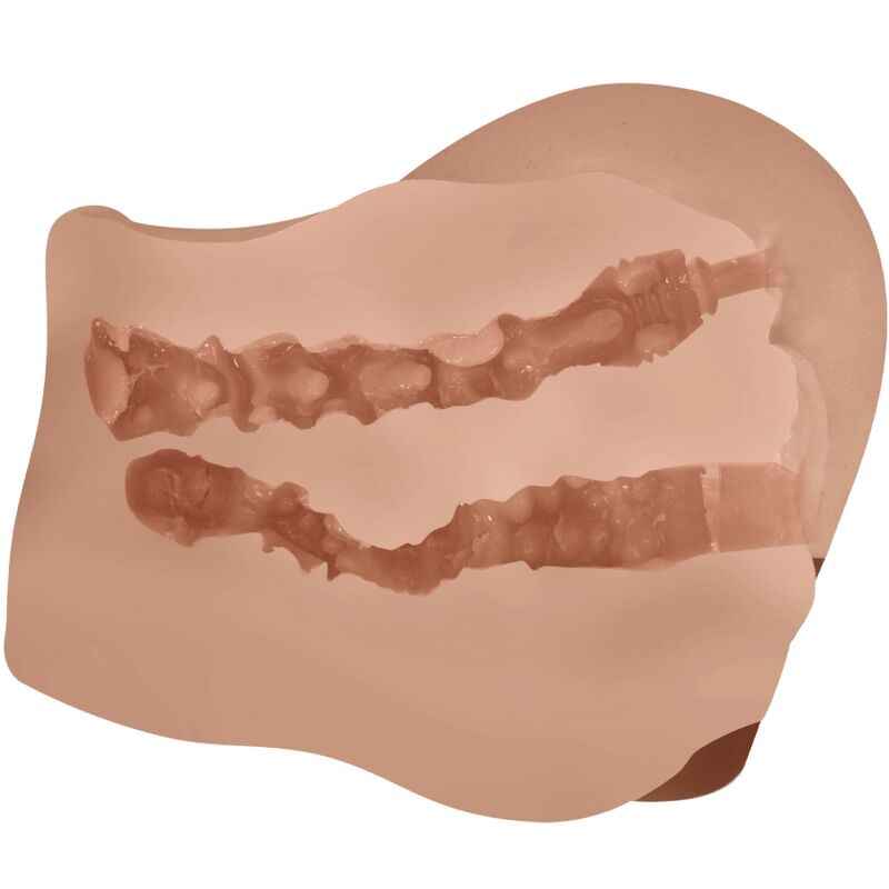 CRAZY BULL - VIBRADOR MILA BUTT COM CONTROLE REALISTA DE VAGINA E ÂNUS REMOTO