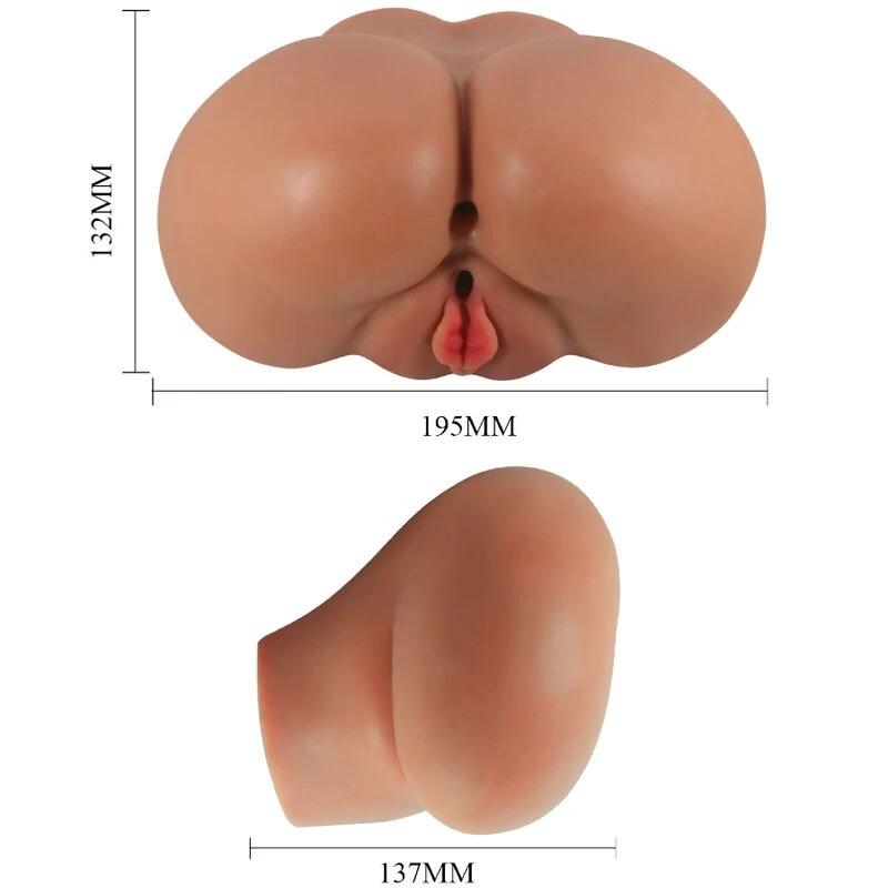 LUNA TRASEIRO VIBRADOR COM VAGINA E ÂNUS REALÍSTICOS CONTROLE REMOTO - Sex Shop Sexy