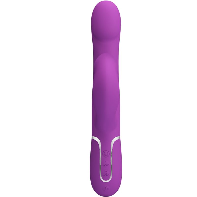 PRETTY LOVE - DEJON VIBRADOR RABBIT MULTIFUNÇÃO 3 EM 1 ROXO