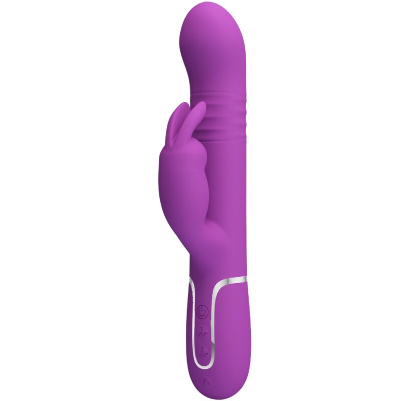 PRETTY LOVE - PERLITA VIBRADOR RABBIT MULTIFUNÇÃO 3 EM 1 ROXO