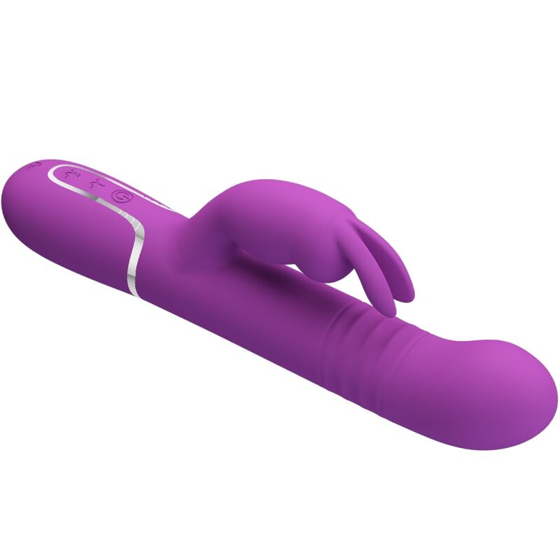 PRETTY LOVE - PERLITA VIBRADOR RABBIT MULTIFUNÇÃO 3 EM 1 ROXO