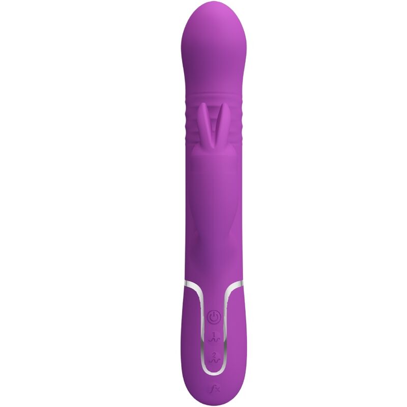 PRETTY LOVE - PERLITA VIBRADOR RABBIT MULTIFUNÇÃO 3 EM 1 ROXO