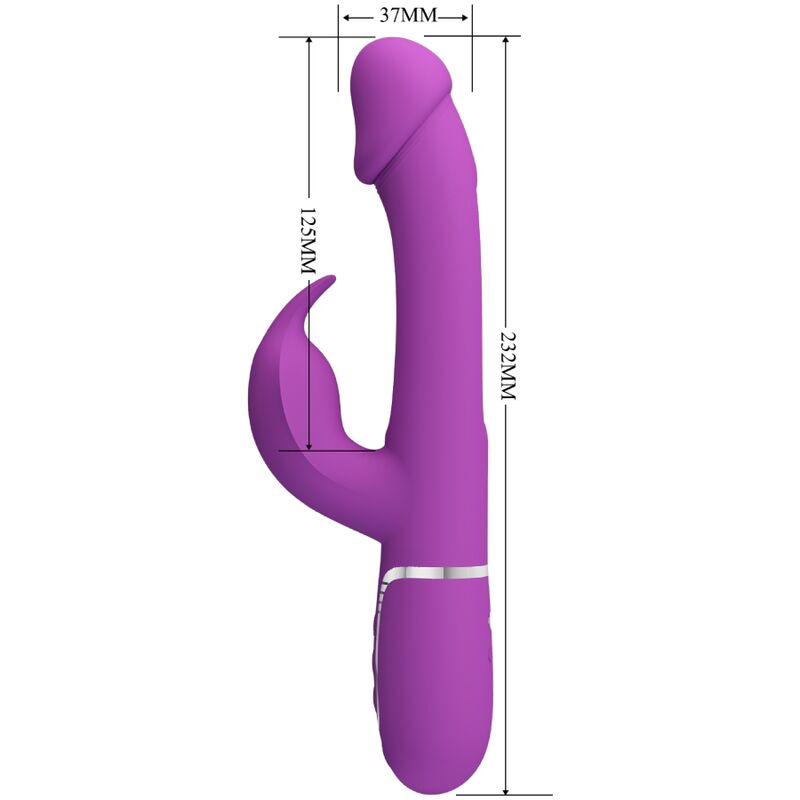 PRETTY LOVE - JAE VIBRADOR DE DEDO EM FORMA DE ROSA 10 VIBRAÇÕES VERMELHO