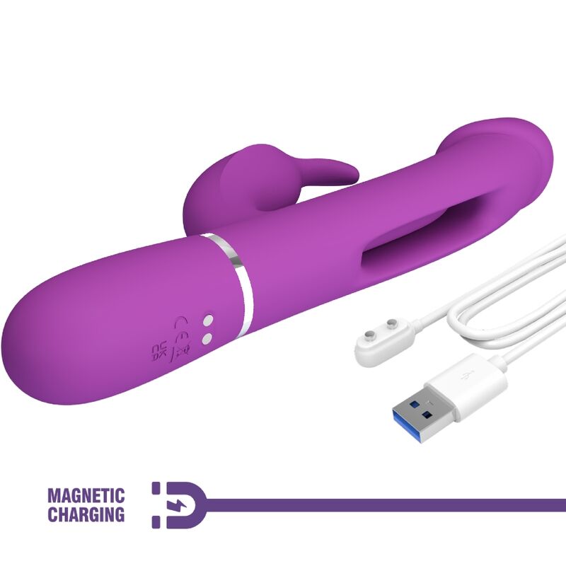 PRETTY LOVE - JAE VIBRADOR DE DEDO EM FORMA DE ROSA 10 VIBRAÇÕES VERMELHO