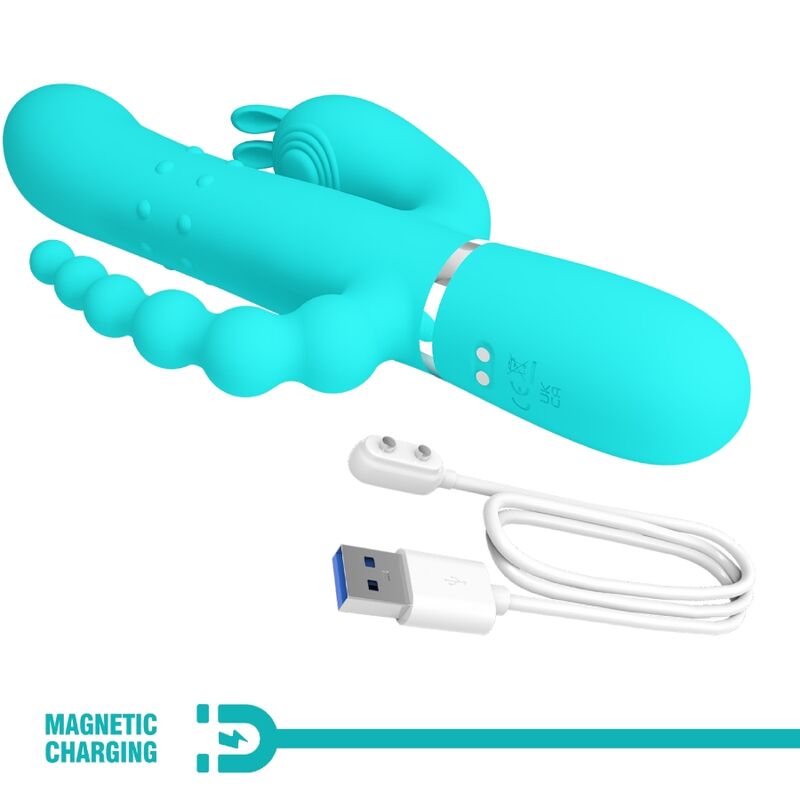PRETTY LOVE - CAMELIA VIBRADOR DE DEDO 7 VIBRAÇÕES PRETO