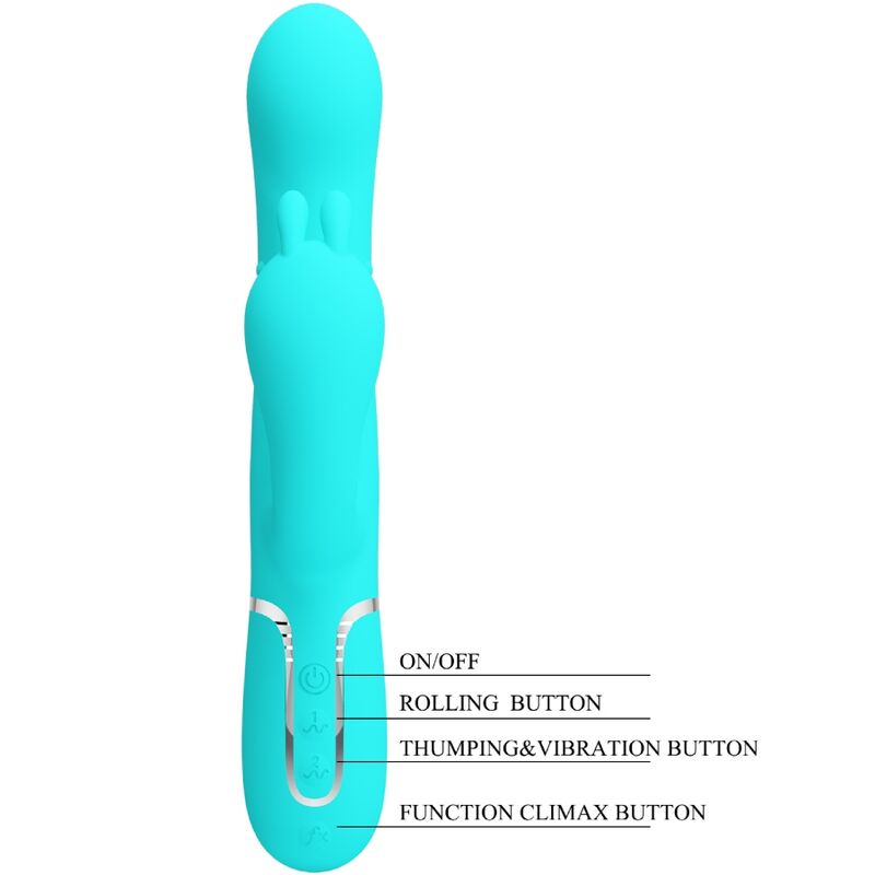 PRETTY LOVE - CAMELIA VIBRADOR DE DEDO 7 VIBRAÇÕES PRETO