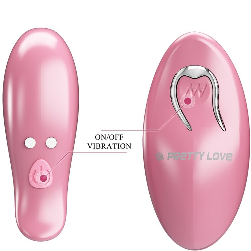 PRETTY LOVE - PINÇAS PARA MAMILOS “CAILEY” C/ 10 NÍVEIS DE VIBRAÇÃO E COMMANDO REMOTO (rosa)
