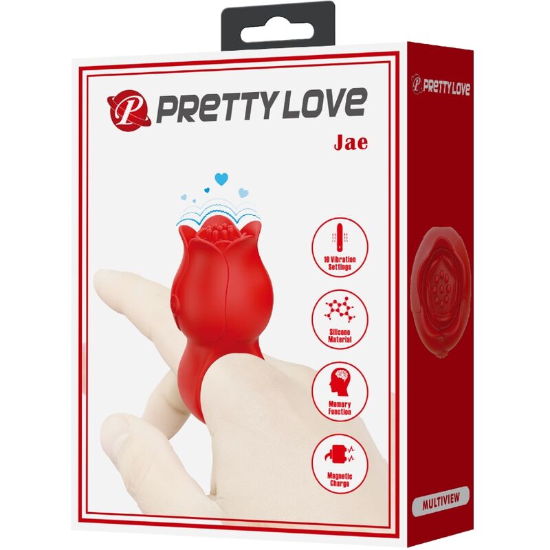 PRETTY LOVE - FEDERER VIBRADOR ANAL 12 VIBRAÇÕES PRETO
