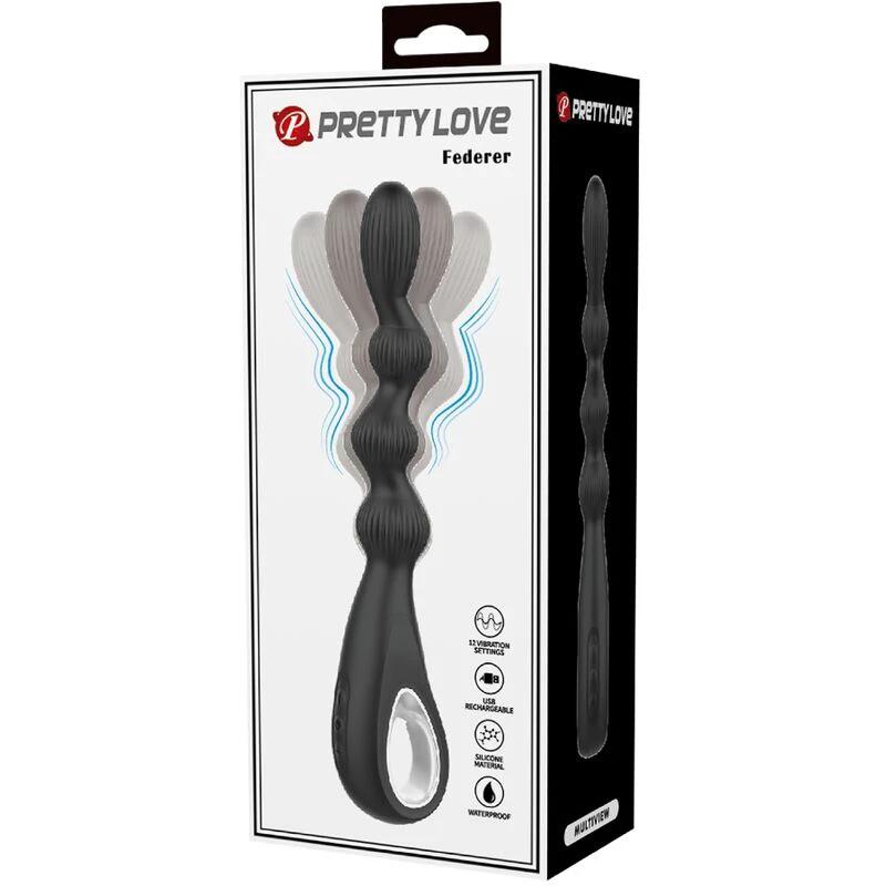 FEDERER VIBRADOR ANAL 12 VIBRAÇÕES - Sex Shop Sexy