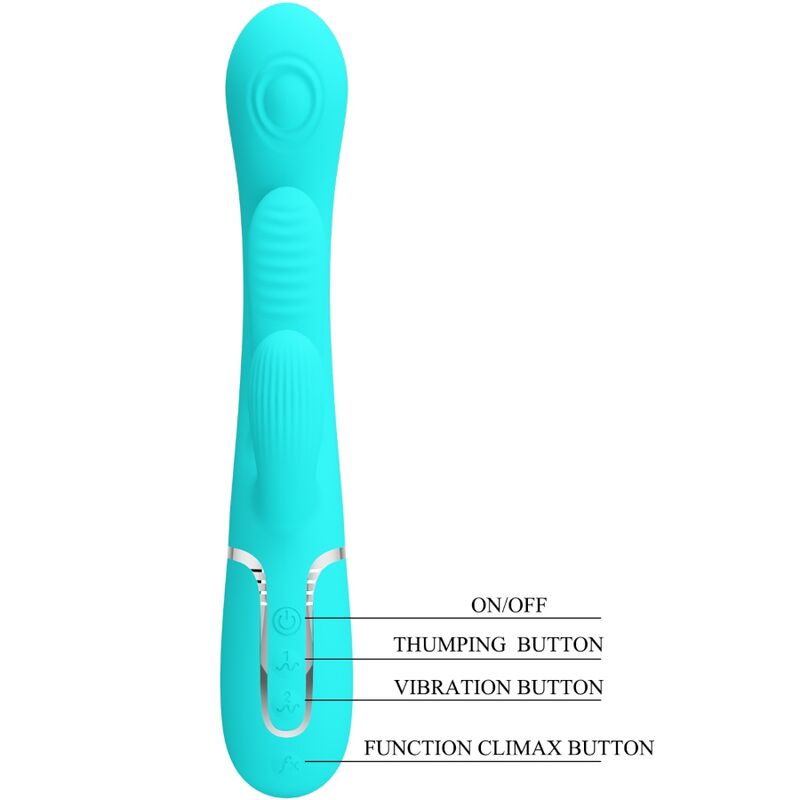 BAILE - CATOBLEPAS VIBRADOR REALISTA 20.6 CM NATURAL COM CONTROLO REMOTO