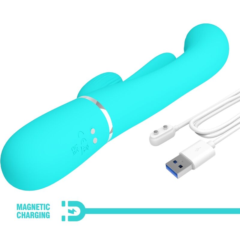 BAILE - CATOBLEPAS VIBRADOR REALISTA 20.6 CM NATURAL COM CONTROLO REMOTO