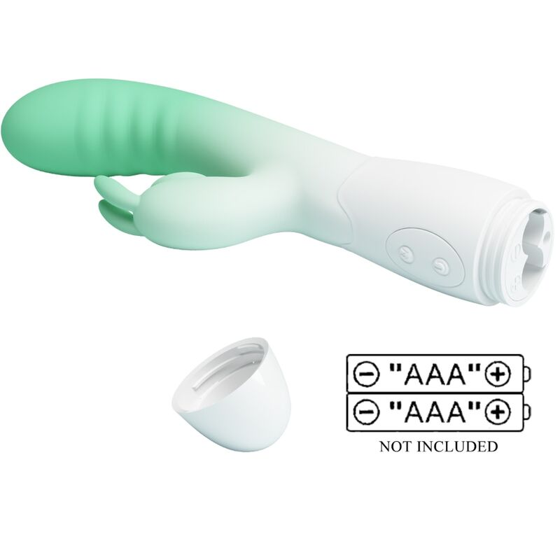 PRETTY LOVE - BRIGHTY VIBRADOR PONTO G + ESTIMULADOR CLITORIANO 30 VIBRAÇÕES ROSA