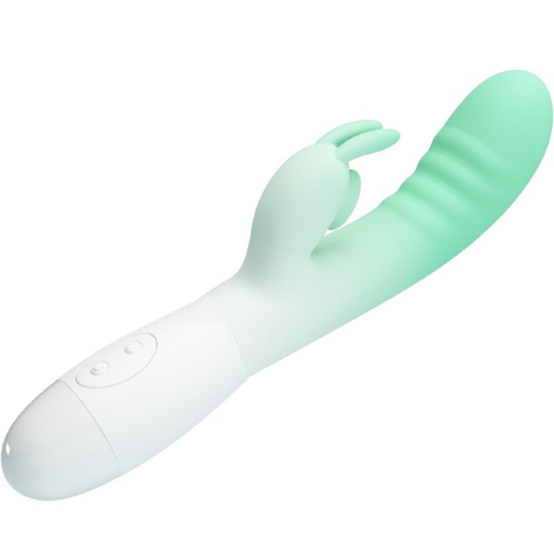 PRETTY LOVE - BRIGHTY VIBRADOR PONTO G + ESTIMULADOR CLITORIANO 30 VIBRAÇÕES ROSA