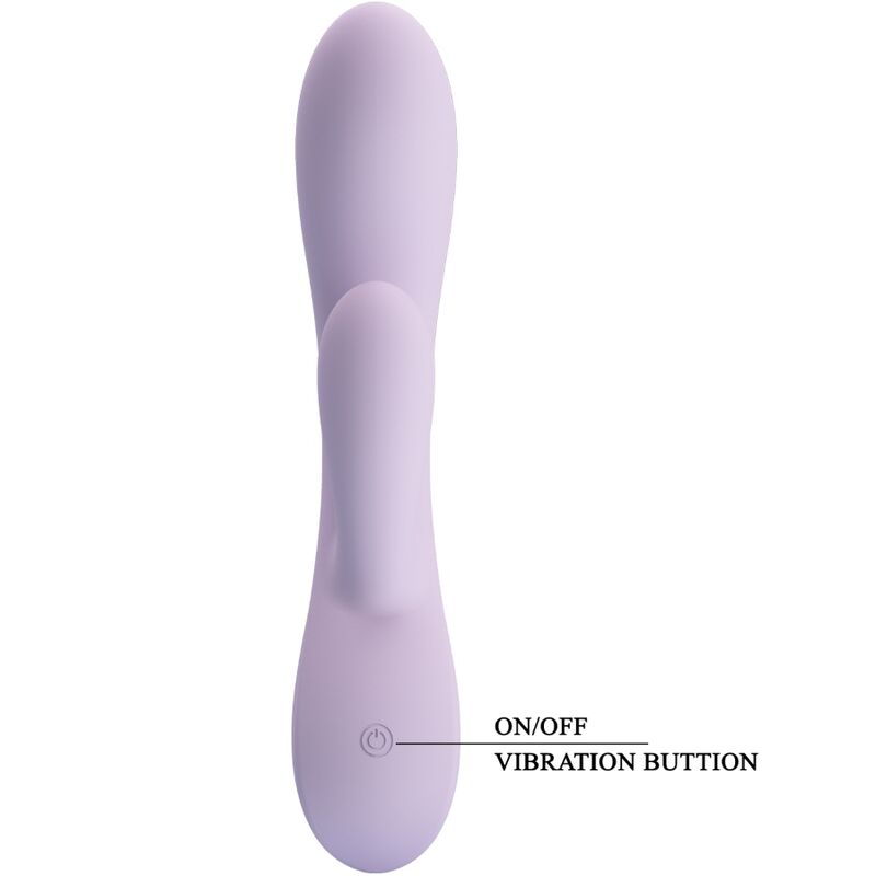 PRETTY LOVE - VIBRADOR ROSOLYN RABBIT 10 VIBRAÇÕES ROXO