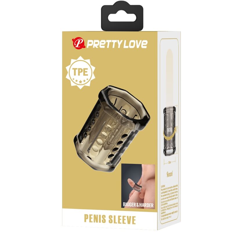 PRETTY LOVE - RONAEL CAPA ULTRA JUSTA PARA PÉNIS TRANSPARENTE