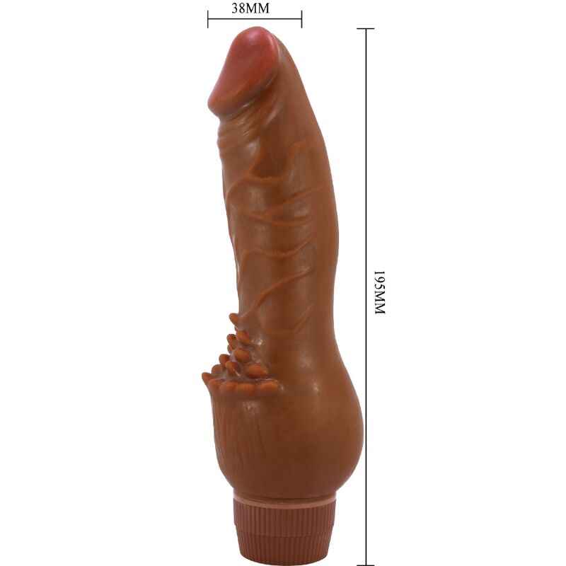 BAILE - BARBARA VIBRADOR REALISTA 19,5 CM MULATO