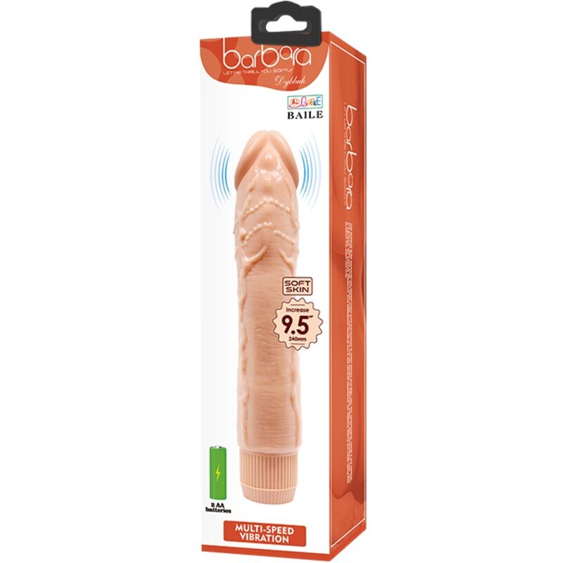 BAILE - DYBBUK VIBRADOR REALISTA 24 CM NATURAL
