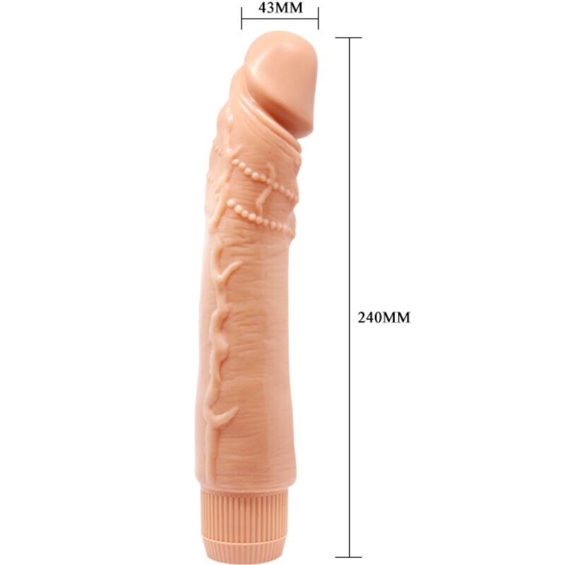 BAILE - DYBBUK VIBRADOR REALISTA 24 CM NATURAL