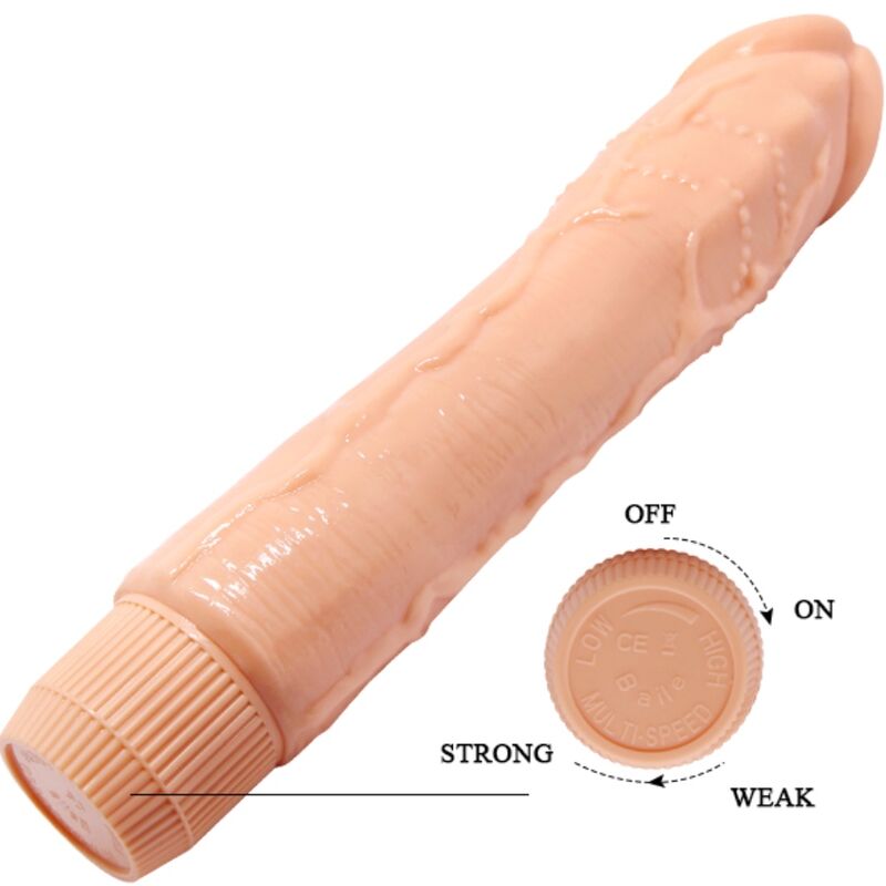 BAILE - DYBBUK VIBRADOR REALISTA 24 CM NATURAL