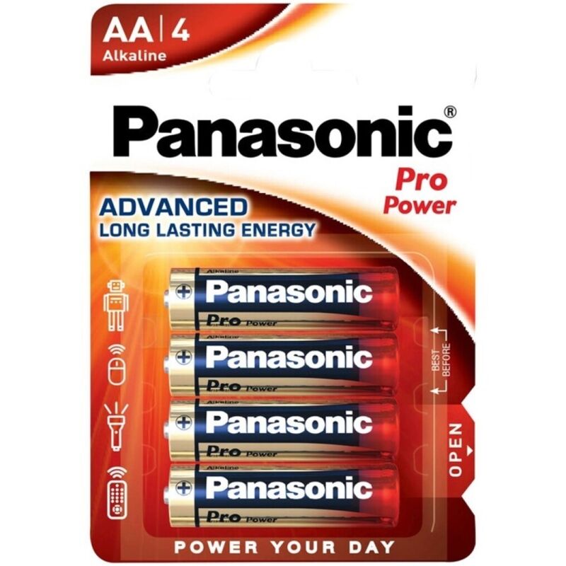 Panasonic - Bateria AA Alcalina Pro Power LR6 Blister 4
