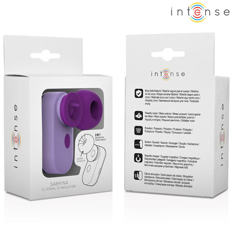 INTENSE - SABRINA TRAVEL SET ESTIMULADOR DE CLITÓRIS ROXO