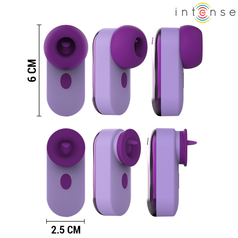 INTENSE - SABRINA TRAVEL SET ESTIMULADOR DE CLITÓRIS ROXO