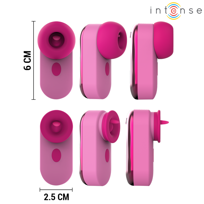 INTENSE - SABRINA TRAVEL SET ESTIMULADOR DE CLITÓRIS ROSA