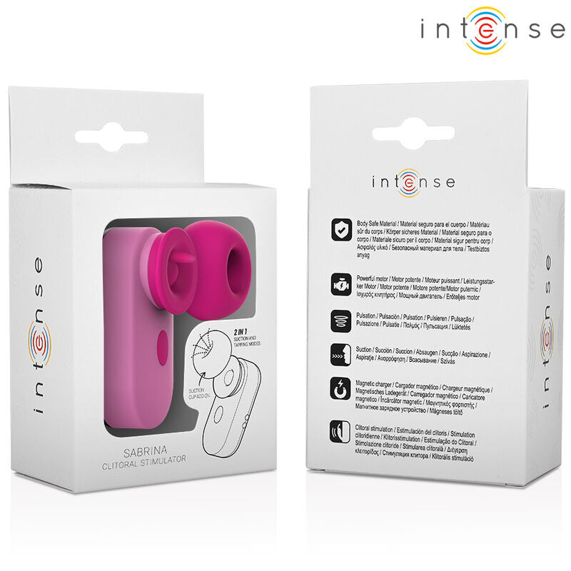INTENSE - SABRINA TRAVEL SET ESTIMULADOR DE CLITÓRIS ROSA