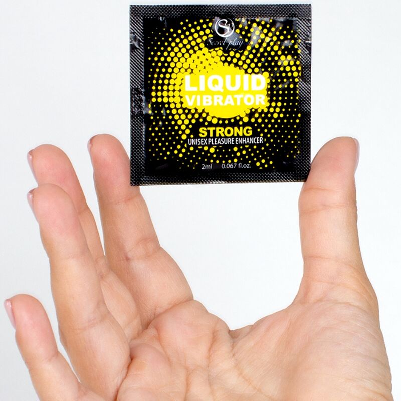 SECRETPLAY - MONODOSIS VIBRADOR LÍQUIDO STRONG 2 ML - Sex Shop Sexy