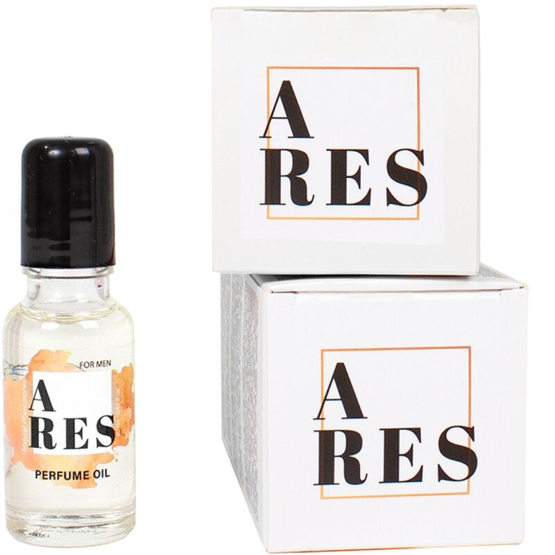 SECRETPLAY - ARES PERFUME NATURAL COM FEROMONAS EM ÓLEO PARA HOMEM 20 ML