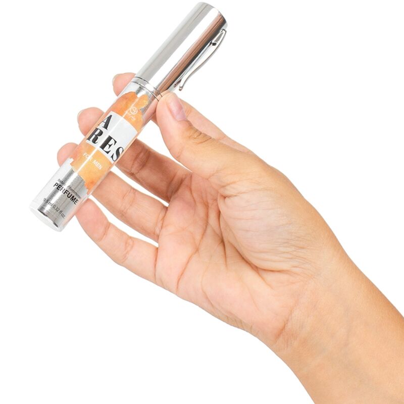SECRETPLAY - ARES PERFUME NATURAL COM FEROMONAS FORMATO DE VIAGEM PARA HOMEM 10 ML