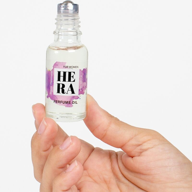 SECRETPLAY - HERA PERFUME NATURAL COM FEROMONAS EM ÓLEO PARA MULHER 20 ML