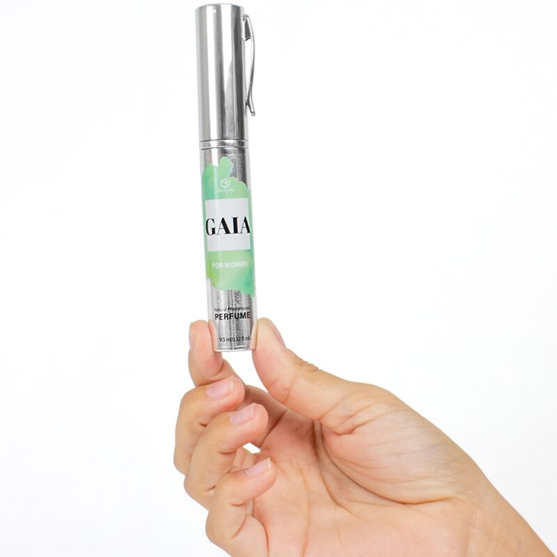 SECRETPLAY - GAIA PERFUME NATURAL COM FEROMONAS FORMATO DE VIAGEM PARA MULHER 10 ML