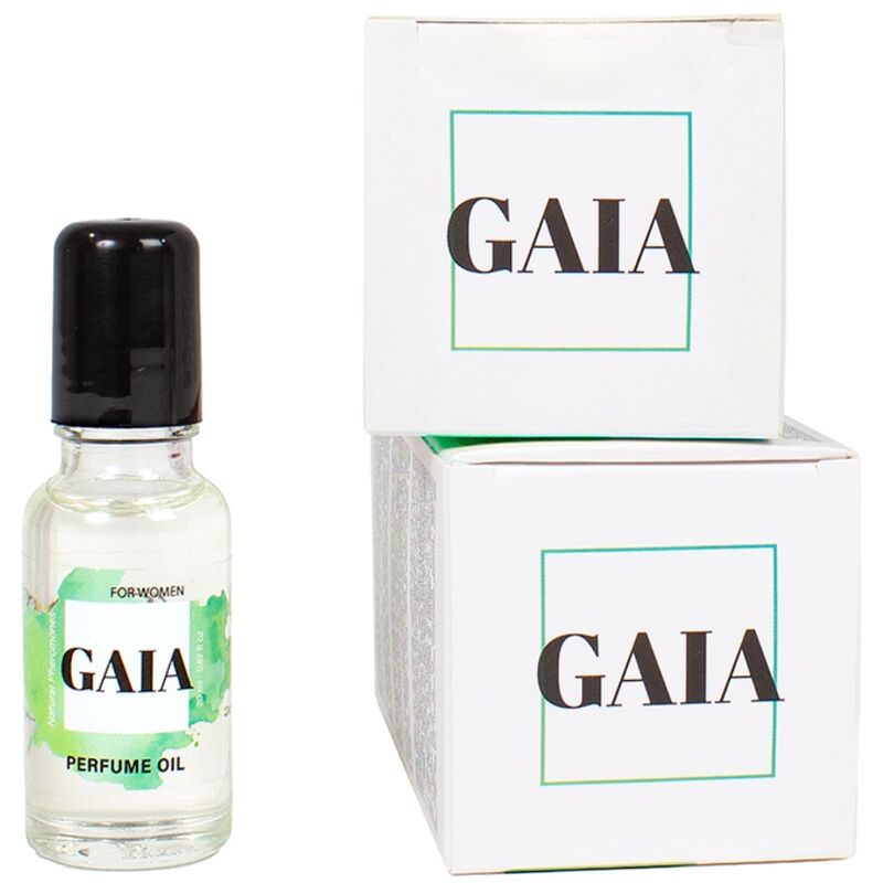 SECRETPLAY - GAIA PERFUME NATURAL COM FEROMONAS EM ÓLEO PARA MULHER 20 ML